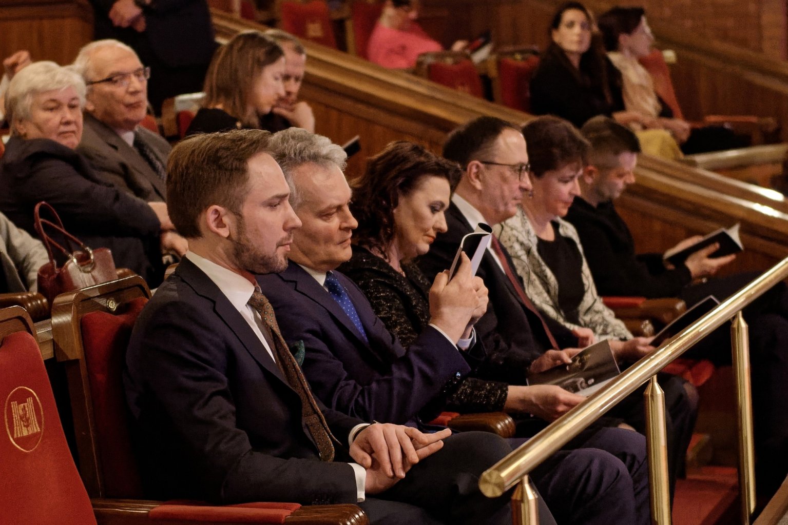 Prezidentas Gitanas Nausėda su žmona savaitę užbaigė vakaru operoje