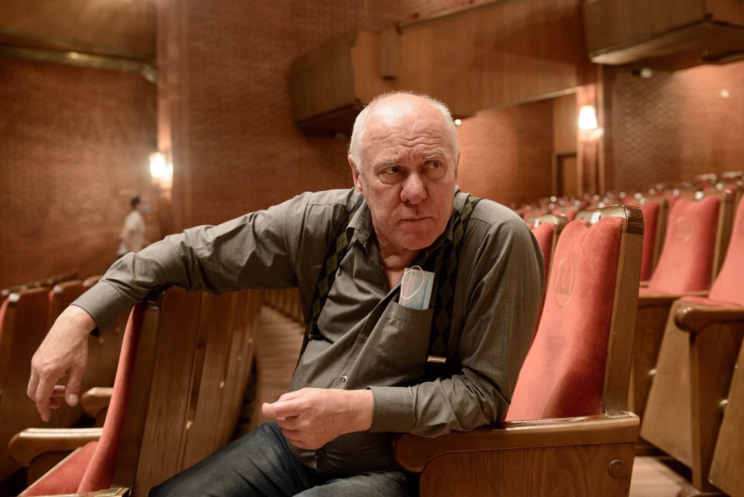 Profesorius V. Prudnikovas savo buvusiems studentams „Don Žuano“ repeticijose pastabų nesako